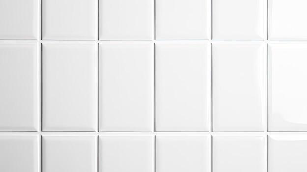 lustroso rectangular blanco losas arreglado en repitiendo modelo escaparate un limpiar minimalista superficie foto