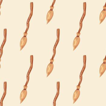 Stylish brush pattern design vector