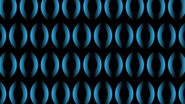 Abstract Blue Gradient Circle Pattern on Black Background vector