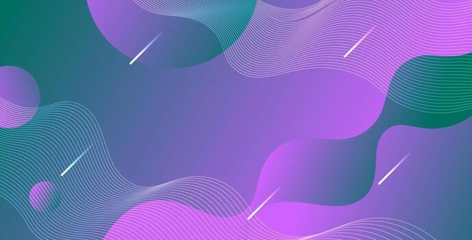 Colorful abstract wavy background vector