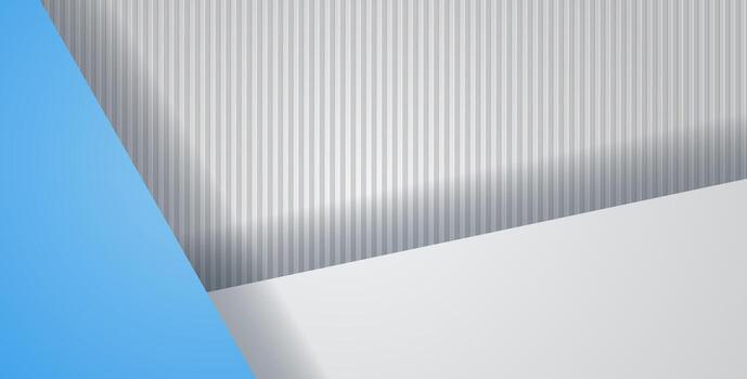 Abstract blue and grey angular design vector