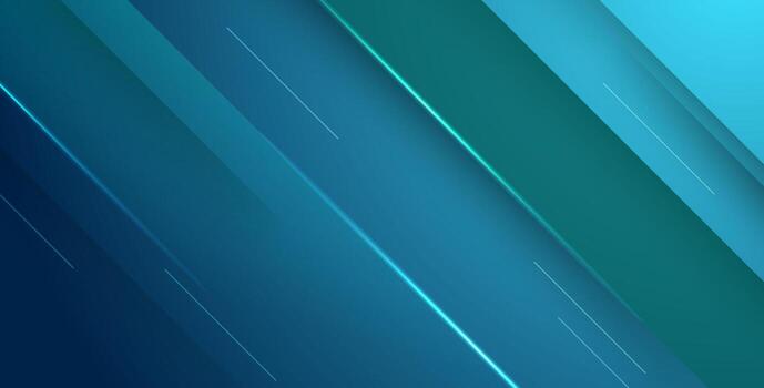 Abstract blue background with dynamic lines vector