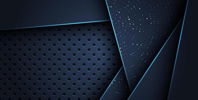 Dark abstract geometric background design vector