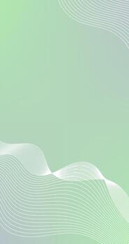 Abstract green background with lines and waves Gradient design vector