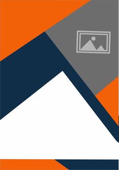 resumen diseño presentando contrastando colores y geométrico formas vector