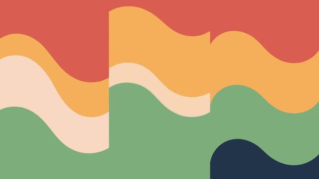 a colorful abstract background with waves vector