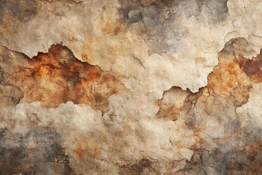 A grunge texture background with brown and orange paint photo