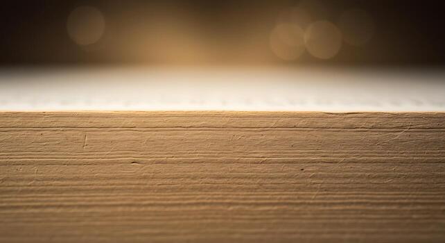 An empty book on a table with a light background photo