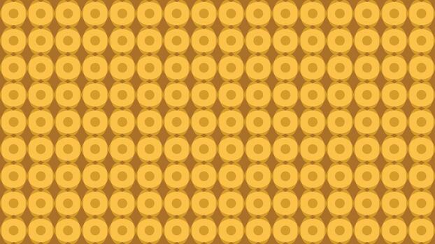 resumen dorado efecto círculos y rombos efecto modelo texturizado antecedentes vector