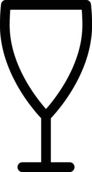 Collins vaso icono. sencillo Delgado línea, contorno de vaso bebida íconos para ui y ux, sitio web o móvil solicitud en blanco antecedentes vector