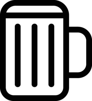 huracán vaso icono. sencillo Delgado línea, contorno de vaso bebida íconos para ui y ux, sitio web o móvil solicitud en blanco antecedentes vector