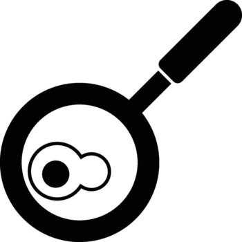 Scrambled eggs icon. Simple glyph element of Food icons set for UI and UX, website or mobile application vector