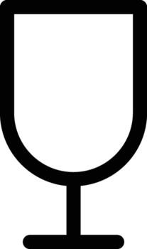 martini vaso icono. sencillo Delgado línea, contorno de vaso bebida íconos para ui y ux, sitio web o móvil solicitud en blanco antecedentes vector