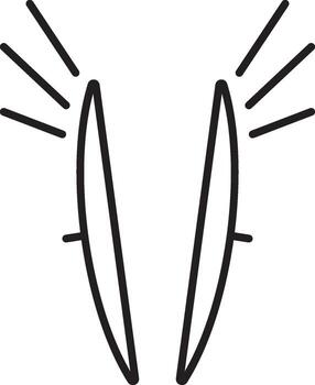 Mardi gras, cymbals icon. Simple thin line, outline of Mardi Gras icons for UI and UX, website or mobile application on white background vector