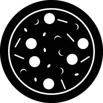 Pizza salchicha icono. sencillo glifo elemento de comida íconos conjunto para ui y ux, sitio web o móvil solicitud en blanco antecedentes vector