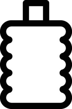 decanter icon. Simple thin line, outline of Glass drink icons for UI and UX, website or mobile application on white background vector