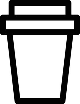 zalamero vaso icono. sencillo Delgado línea, contorno de vaso bebida íconos para ui y ux, sitio web o móvil solicitud en blanco antecedentes vector