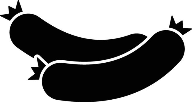 caliente perro icono. sencillo glifo elemento de comida íconos conjunto para ui y ux, sitio web o móvil solicitud en blanco antecedentes vector