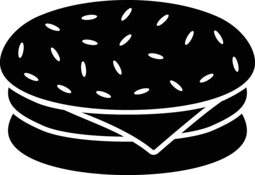 hamburguesa, chuleta icono. sencillo glifo elemento de comida íconos conjunto para ui y ux, sitio web o móvil solicitud en blanco antecedentes vector