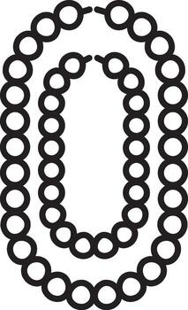 Mardi gras, chains icon. Simple thin line, outline of Mardi Gras icons for UI and UX, website or mobile application on white background vector