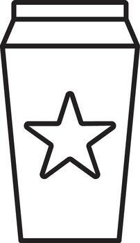 mardi hierba, bebida icono. sencillo Delgado línea, contorno de mardi gras íconos para ui y ux, sitio web o móvil solicitud en blanco antecedentes vector