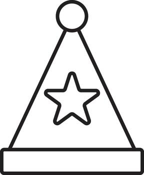 Mardi gras, hat icon. Simple thin line, outline of Mardi Gras icons for UI and UX, website or mobile application vector