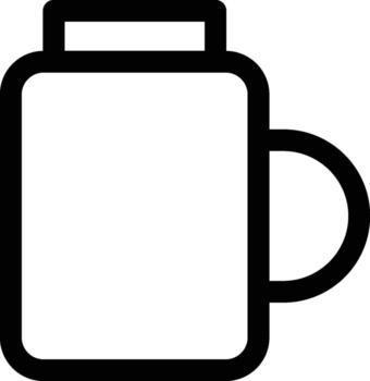 margarita vaso icono. sencillo Delgado línea, contorno de vaso bebida íconos para ui y ux, sitio web o móvil solicitud en blanco antecedentes vector