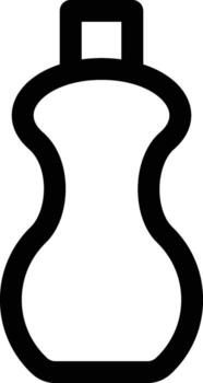 sports bottle icon. Simple thin line, outline of Glass drink icons for UI and UX, website or mobile application on white background vector