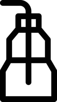 pilsner glass icon. Simple thin line, outline of Glass drink icons for UI and UX, website or mobile application on white background vector