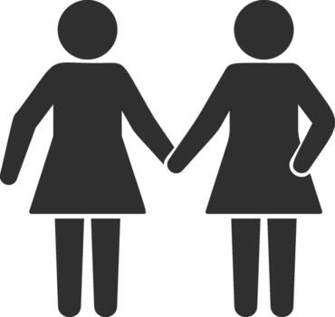 novias icono. sencillo glifo de amistad conjunto íconos para ui y ux, sitio web o móvil solicitud en blanco antecedentes vector