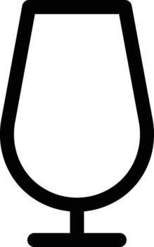 con hielo té vaso icono. sencillo Delgado línea, contorno de vaso bebida íconos para ui y ux, sitio web o móvil solicitud en blanco antecedentes vector