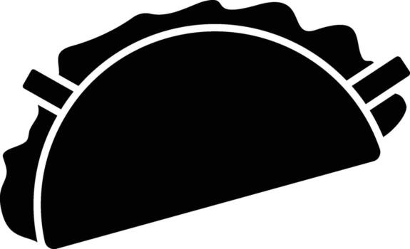 tacos, emparedado icono. sencillo glifo elemento de comida íconos conjunto para ui y ux, sitio web o móvil solicitud en blanco antecedentes vector