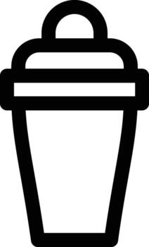 coupe glass icon. Simple thin line, outline of Glass drink icons for UI and UX, website or mobile application on white background vector