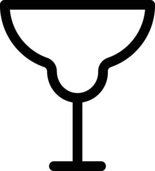 vaso vaso icono. sencillo Delgado línea, contorno de vaso bebida íconos para ui y ux, sitio web o móvil solicitud en blanco antecedentes vector