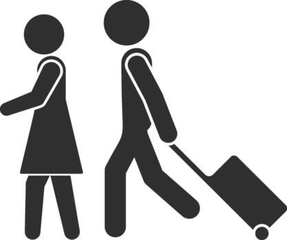 Help girlfriend icon. Simple glyph of friendship set icons for UI and UX, website or mobile application on white background vector