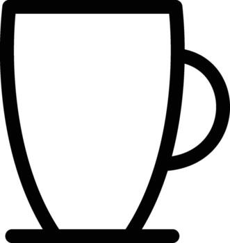 grappa vaso icono. sencillo Delgado línea, contorno de vaso bebida íconos para ui y ux, sitio web o móvil solicitud en blanco antecedentes vector