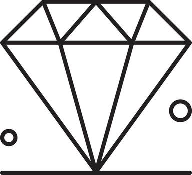 mardi hierba, diamante icono. sencillo Delgado línea, contorno de mardi gras íconos para ui y ux, sitio web o móvil solicitud en blanco antecedentes vector