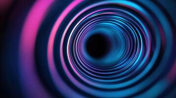 resumen arremolinándose concéntrico círculos de vibrante colores foto