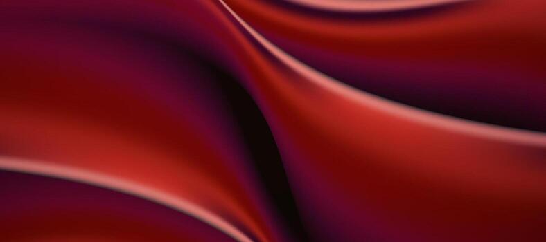 Elegant, flowing reddish brown wavy abstract background vector