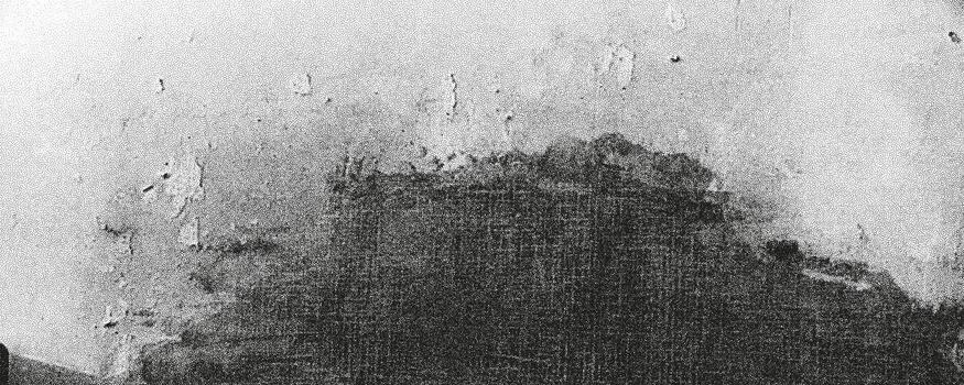 Weathered wall displays a rough texture with visible scratches and abrasions, illuminated by late afternoon light in an abandoned space. The noise effects enhance the atmosphere of neglect. vector