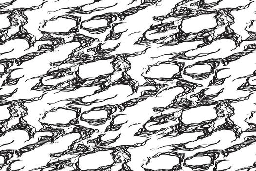 resumen orgánico negro web modelo en blanco antecedentes vector