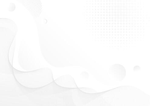 abstract white background with waves and dots vector