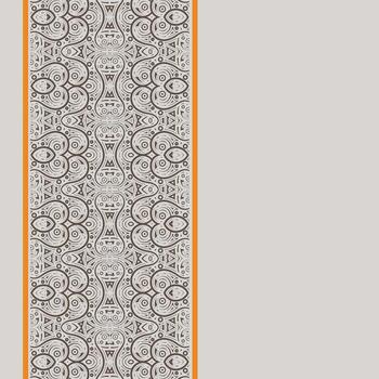 intrincado ornamental circular frontera elegante decorativo fondo diseño elemento vector