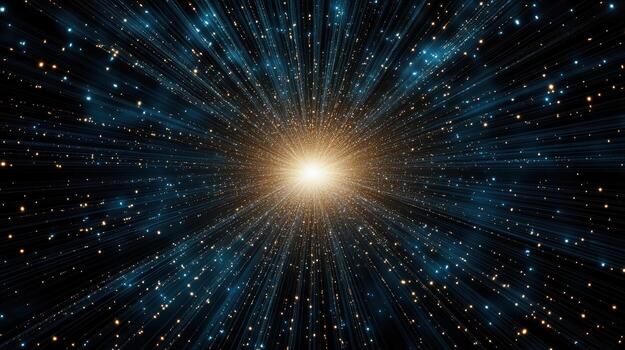 un imagen de un estrella Estallar en espacio foto