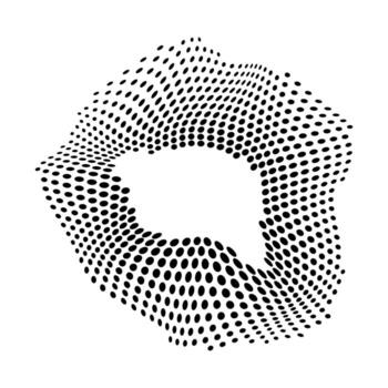 trama de semitonos modelo. conjunto de puntos punteado textura en blanco antecedentes. cubrir grunge modelo. angustia lineal diseño. desvanecerse monocromo puntos. popular Arte textura. vector