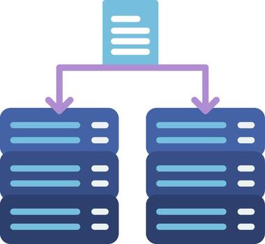 Redundancy Data Systems Flat vector