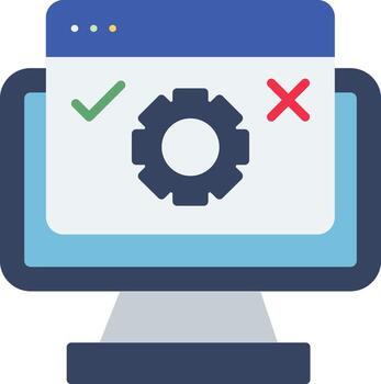 software pruebas proceso plano vector