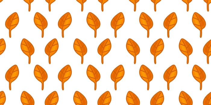 sin costura otoño hoja modelo diseño vector
