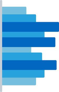 Bar Chart Chart Data Flat vector