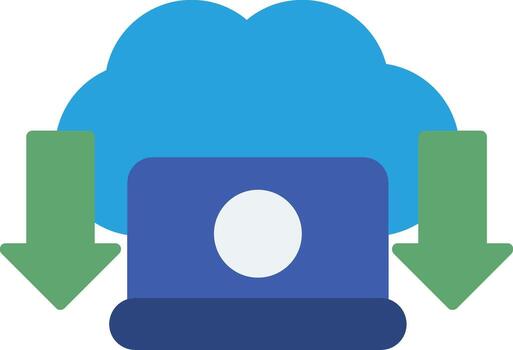 borde informática tecnología plano vector